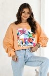 Oversizowa bluza damska Tweety Nowy brzoskwinia