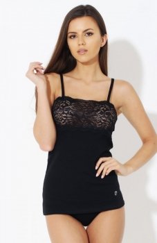 Pierre Cardin 7825 koszulka i figi czarne Pierre Cardin 7825 koszulka i figi czarne