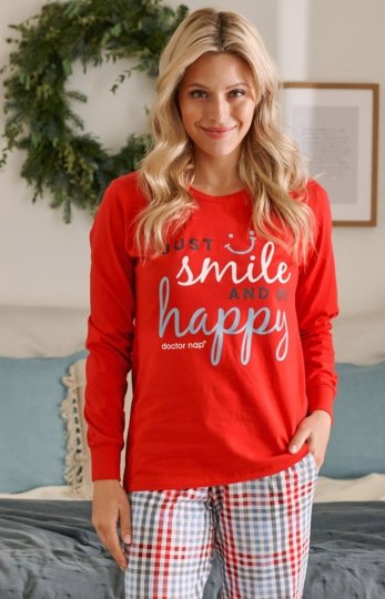 Doctor Nap  PM.4533 piżama damska smile