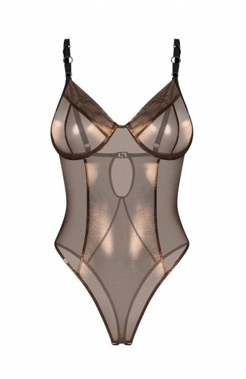 Obsessive Soranna Crotchless Teddy body damskie 