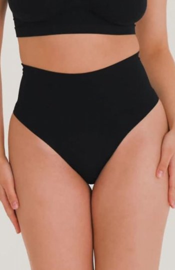 Gabriella S124 Shapewear Brazylian czarne figi damskie 