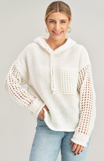 Figl M996 ecru sweter damski 
