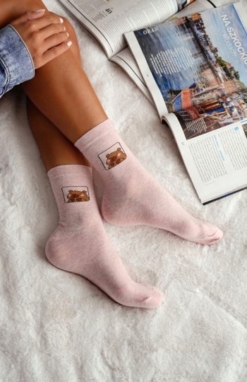 Milena 0200-186 Kapibara skarpety damskie 