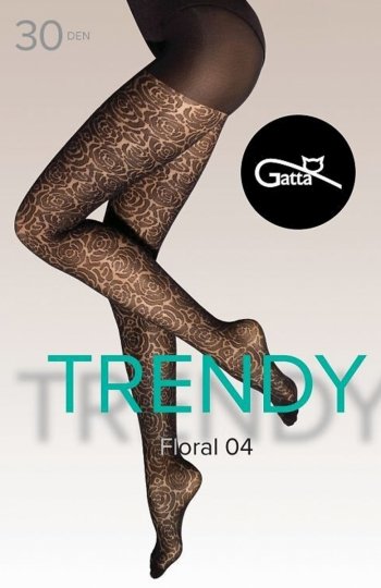 Gatta Floral 04 rajstopy damskie 