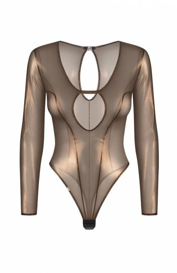 Obsessive Soranna Long Sleeved Teddy body damskie 