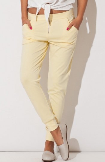 Katrus K153 spodnie żółte