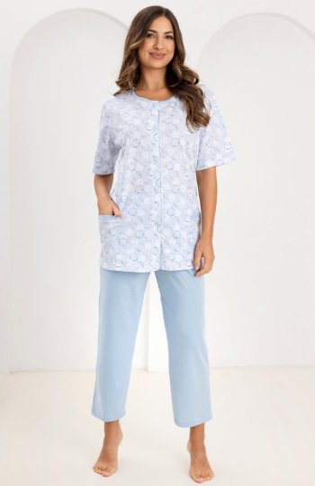 Regina 738 rozpinana piżama damska 