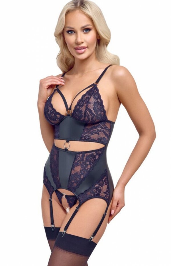 Cottelli koronkowy top i stringi