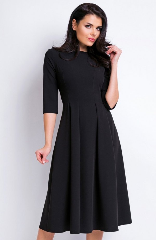 Awama A159 sukienka czarna