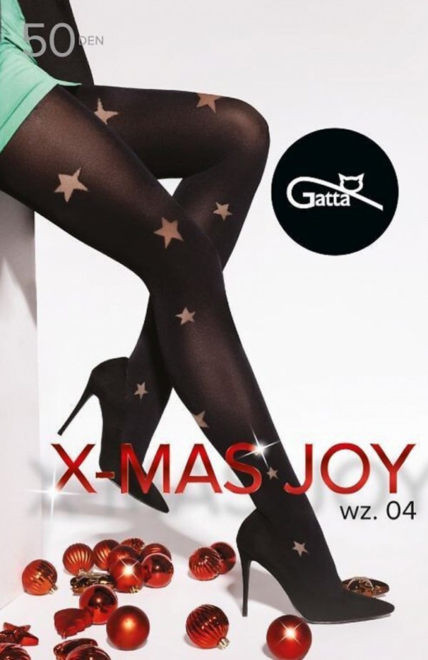 Gatta X-Mas Joy wz.04 5XL rajstopy damskie 