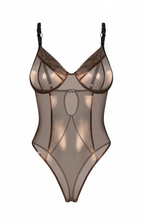 Obsessive Soranna Crotchless Teddy body damskie 