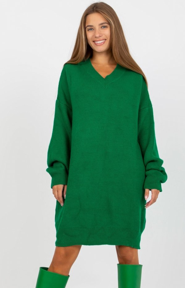 Merribel oversizowy sweter 0341.38P zielony