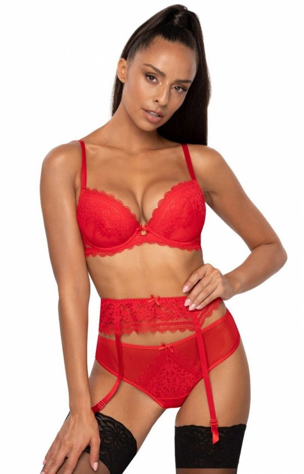 Mat S-0198/4 Estelle czerwone stringi damskie-1