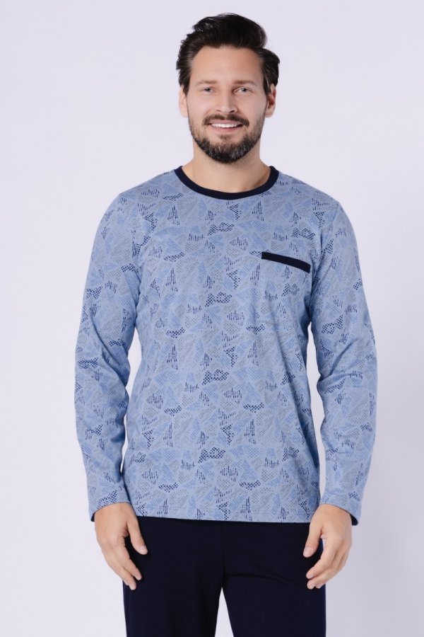 M-Max Jacek 1756 Jeans piżama męska 