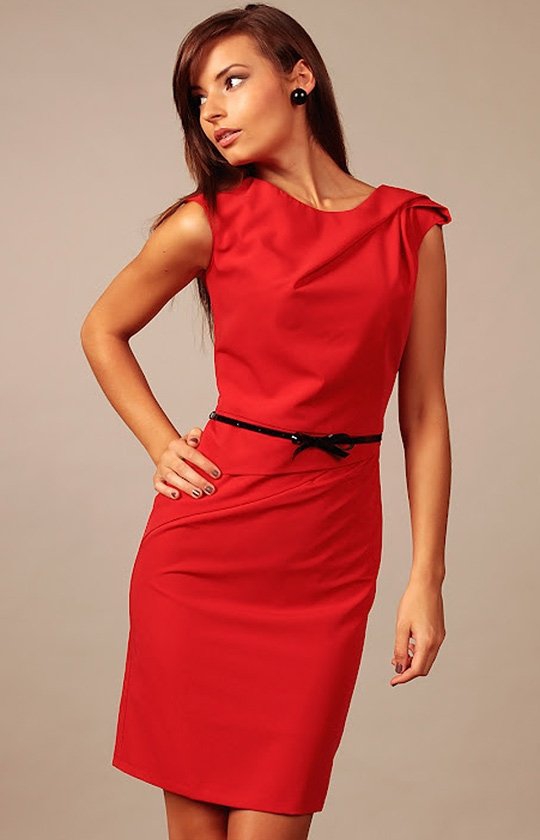 Vera Fashion Estera sukienka czerwona