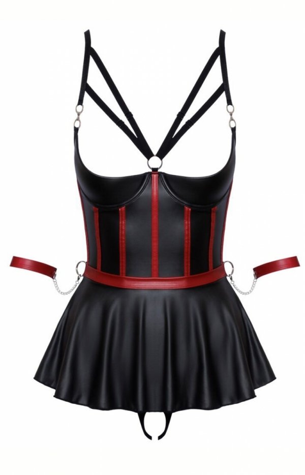 Cottelli gorsetowa mini sukienka-2