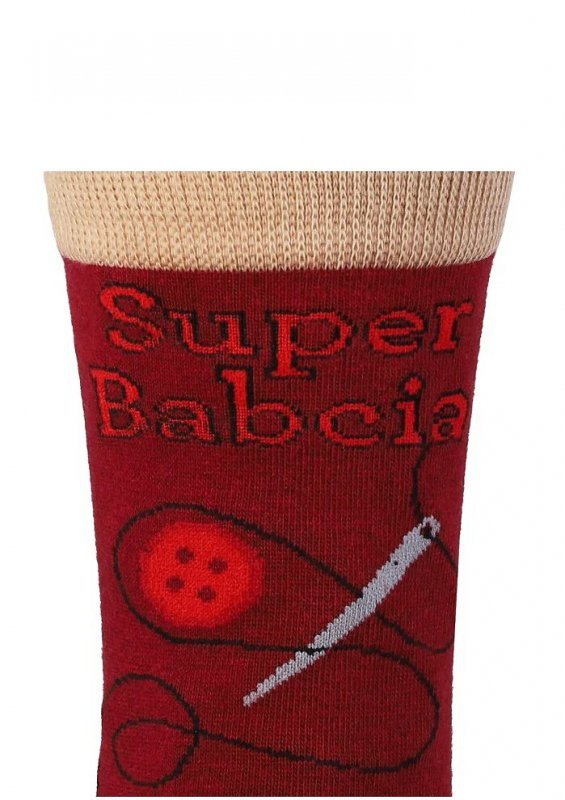 Moraj CSLB 600-001 Super Babcia skarpety damskie 
