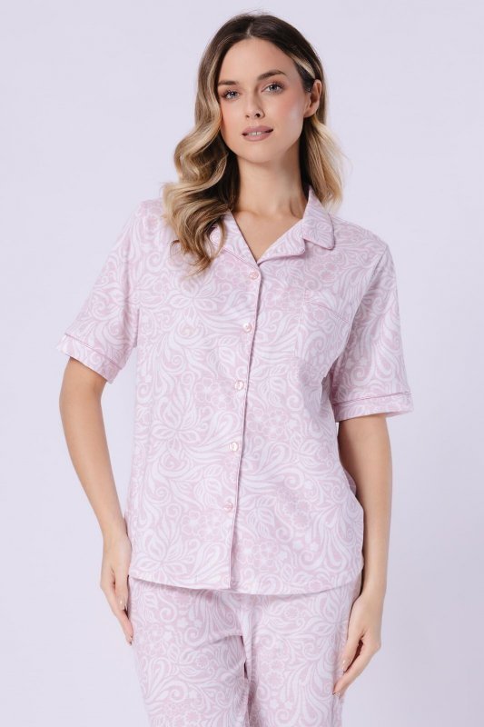 Leveza 1712 Dominika rozpinana piżama damska 