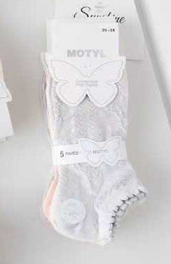 WiK Motyl 3504 wz.14 Ażur stopki damskie 