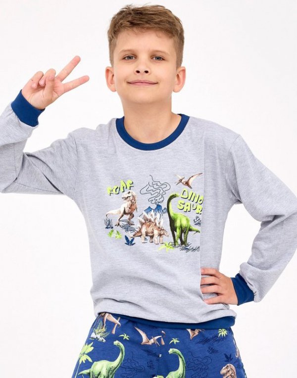 Cornette Young Boy 966/163 Dinosaur piżama chłopięca 