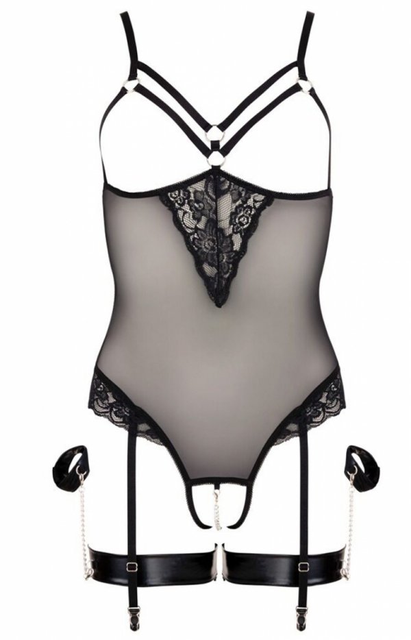Cottelli Collection body z kajdankami 2641780-3