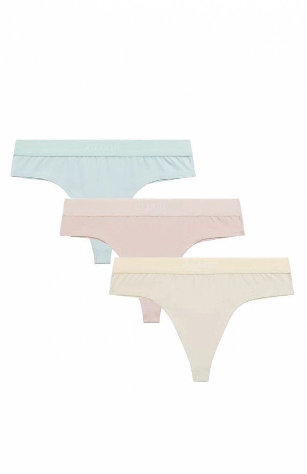 Atlantic 3CLP-013 stringi damskie 3-pack