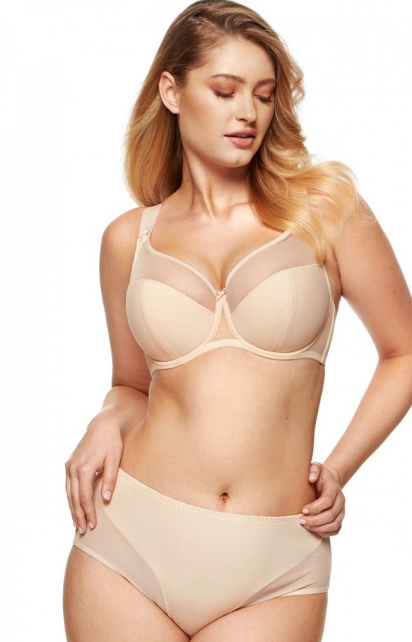 Zara/B3 biustonosz półusztywniany beżowy