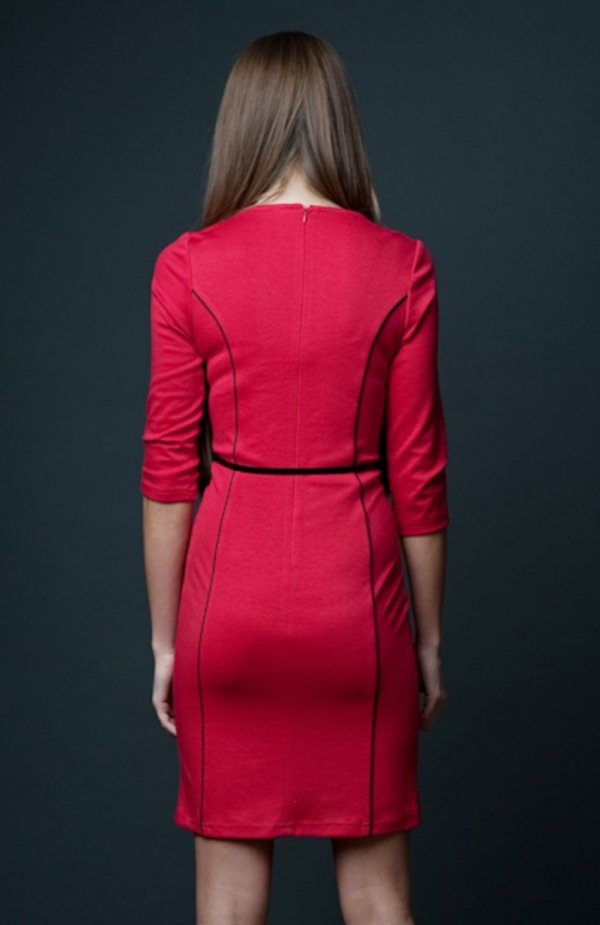 Vera Fashion Pola sukienka czerwona