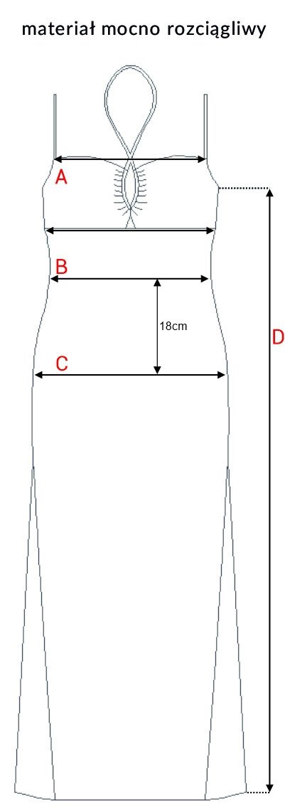 Makover metaliczna sukienka maxi srebrna K188 