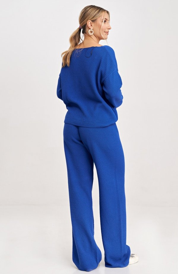 Figl M986 szafirowy dres damski tył