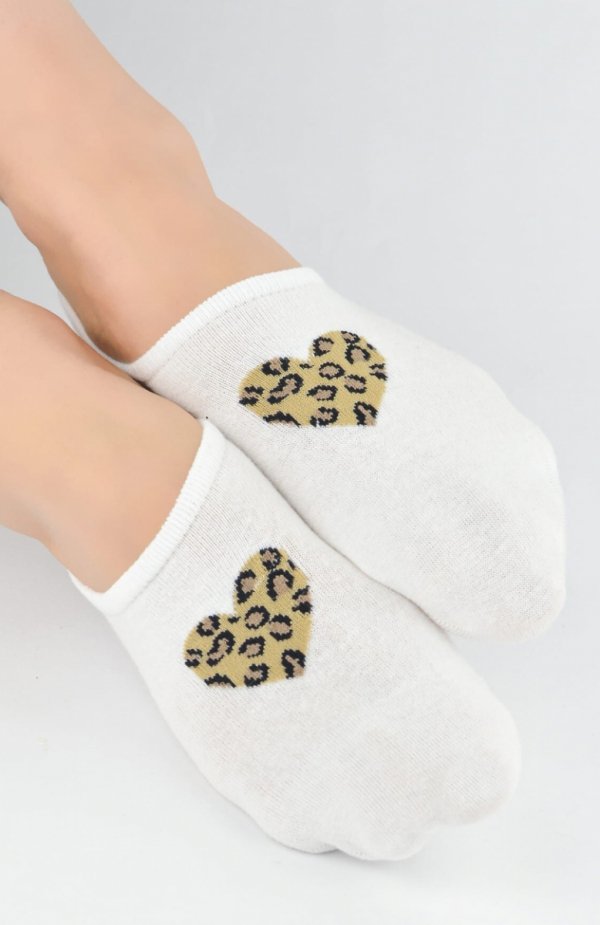 Noviti ST100 Leopard baleriny damskie 