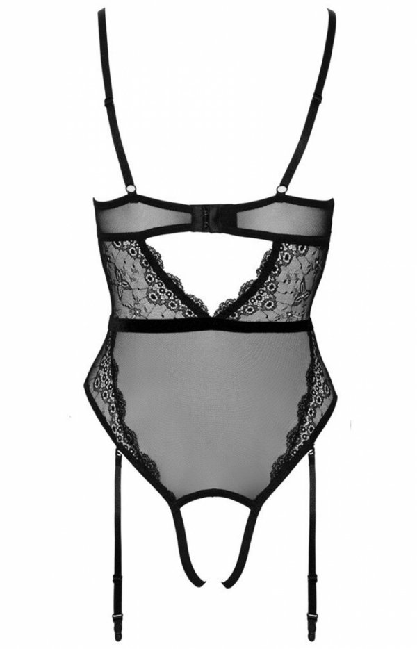 Cottelli Cameron body damskie koronkowe tył