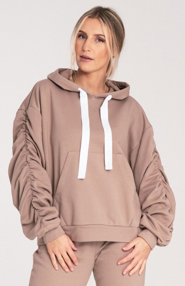 Figl M1055 beżowa bluza damska 