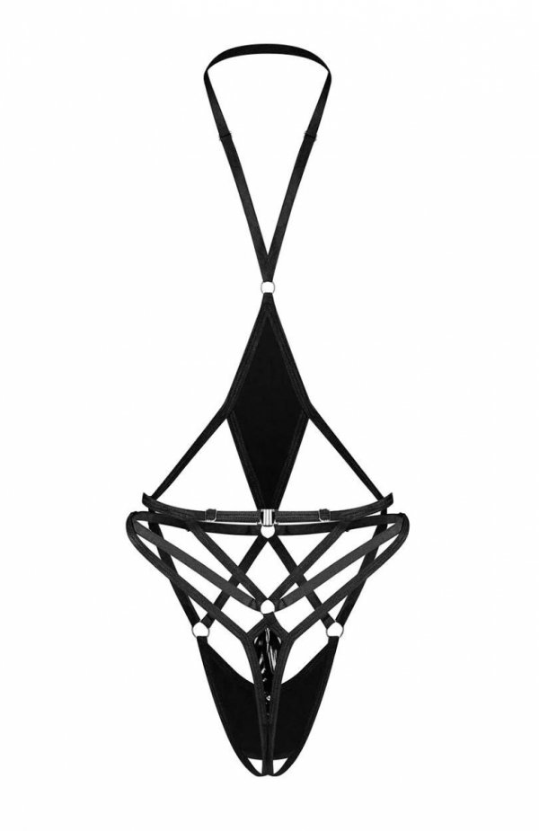 Obsessive Keira Lise Crotchless Teddy body damskie tył