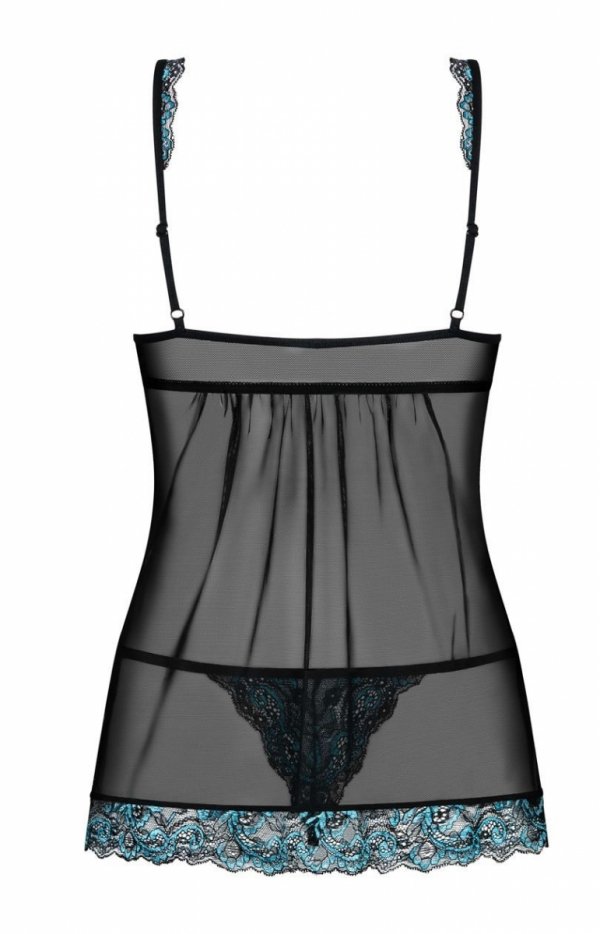 Obsessive Amanta koszulka babydoll i stringi tył