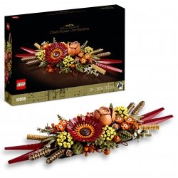 LEGO ICONS 10314 Stroik z Suszonych Kwiatów na Wigilijny Stół 812 Klocki