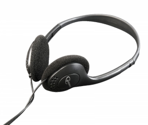 Słuchawki nauszne GEMBIRD MHP-123 (1.8m /3.5 mm wtyk/Czarny)