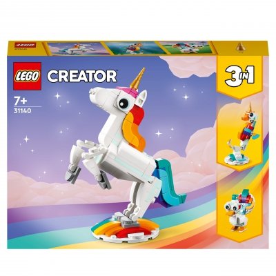 LEGO Creator 31140 Magiczny Jednorożec 3w1 Konik Morski PAW 145 klocki 7+