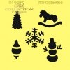 .plantilla transparente para scrapbooking 16x16 cm ST0107A