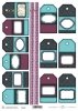 Tagi do scrapbooking (HS code 48025890) TAG0022