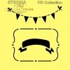 .szablon - maska do scrapbooking (HS code 39206219) 16x16 cm ST0210A