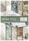 Zestaw kreatywny na papierze ryżowym - styl Vintage*Creative set on rice paper - Vintage style