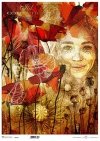  twarz kobiety, rośliny, mak* woman's face, plants, poppy* Gesicht der Frau, Pflanzen, Mohn* cara de mujer, plantas, amapola