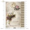 Vintage, retro, kwiaty, róże, róża, ptaki, ptaszki, jaskółka, jaskółki, jeżyna, jeżyny, owoce leśne, napisy, R713, flower, rose, birds, swallow, blackberry, forest fruit, retro lettering, Blumen, Rose, Vögel, Vogelgezwitscher, Schwalbe, Brombeere, Waldfru