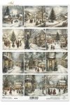 Stary Rynek, Boże Narodzenie, ludzie, lodowisko, świąteczny czas, domki, krajobraz, zimowa sceneria*Old Market Square, Christmas, people, ice rink, festive season, cottages, landscape, winter scenery*Alter Markt, Weihnachten, Menschen, Eisbahn, Festtage, 
