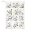 kwiatowy shabby chic, vintage, kwiatowe ilustracje, tło geometryczne, tła kwiatowe, ramki, dekoracyjne ramki*Floral Shabby Chic - vintage, floral illustrations, frames, boards, stripes, floral backgrounds