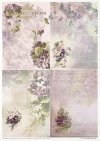 Seria Flower Post - Violet*Series Flower Post - Violet* Serie Blumenpost - Violett* Serie - Flower Post - Violeta