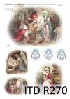 Święta Rodzina, Żłóbek, Stajenka, Boże Narodzenie, Trzech Króli, anioł, Dzieciątko Jezus, R270