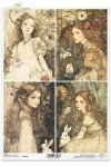 dziewczynki, Alicja, zajączki, kroliki, baśniowe kompozycje*girls, Alice, bunnies, rabbits, fairy tale compositions*Mädchen, Alice, Hasen, Kaninchen, Märchenkompositionen*niñas, Alicia, conejitos, conejos, composiciones de cuentos de hadas