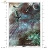 kolekcja Nieodkryty magiczny świat, smok, smocza skóra, łuska, oko smoka, niebo, gwiazdy, księżyc, pełnia, zaćmienie, An Undiscovered Magical World, dragon skin, scales, dragon eye, sky, stars, moon, full moon, eclipse